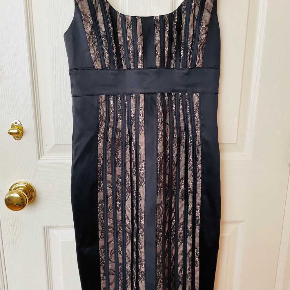 Aidan Mattox black dress